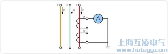 電(dian)流互感器(qi)原邊串聯(lian)、副邊串聯(lian)接線(xiàn)圖